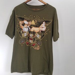 Unisex Pinup T-shirt Damn The Torpedoes War at Sea